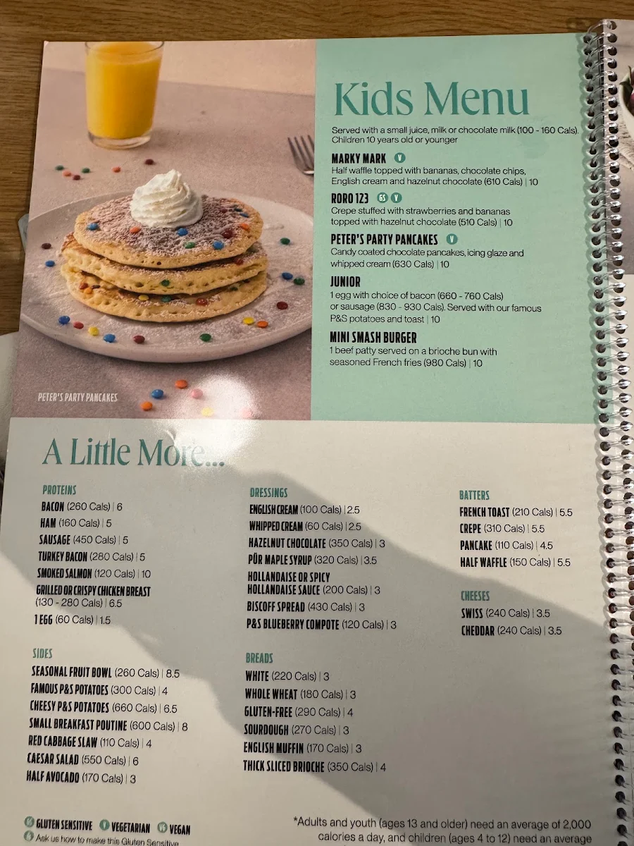 Menu, Pür & Simple