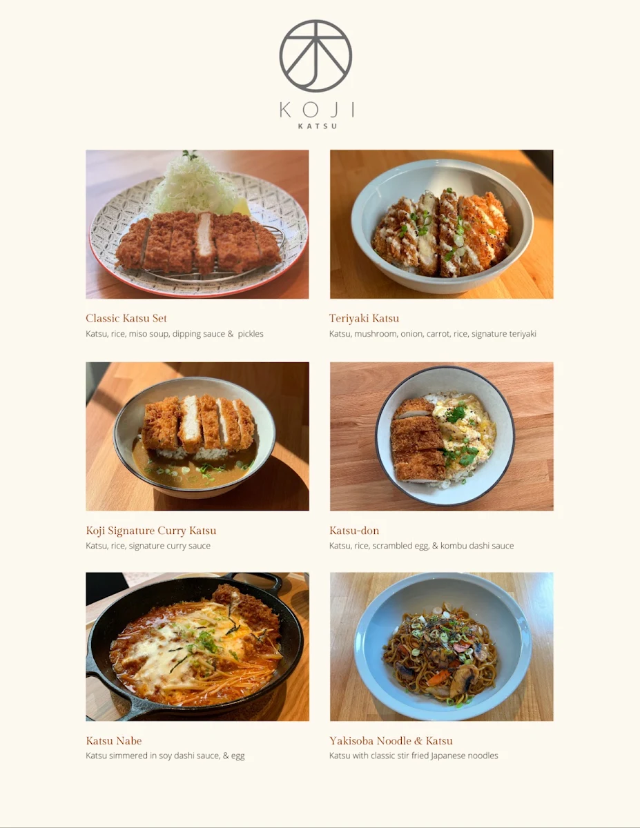 Menu, Koji Katsu