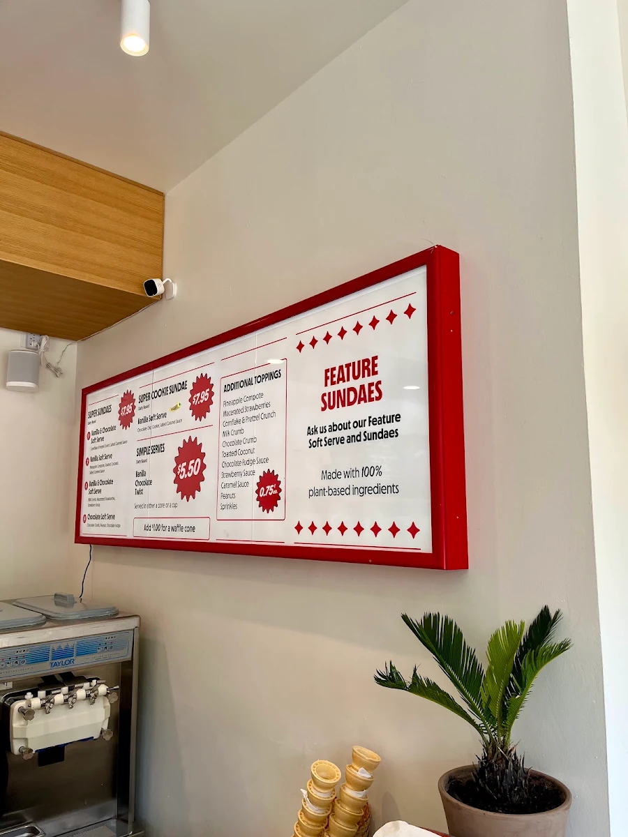 Menu, Super Serve