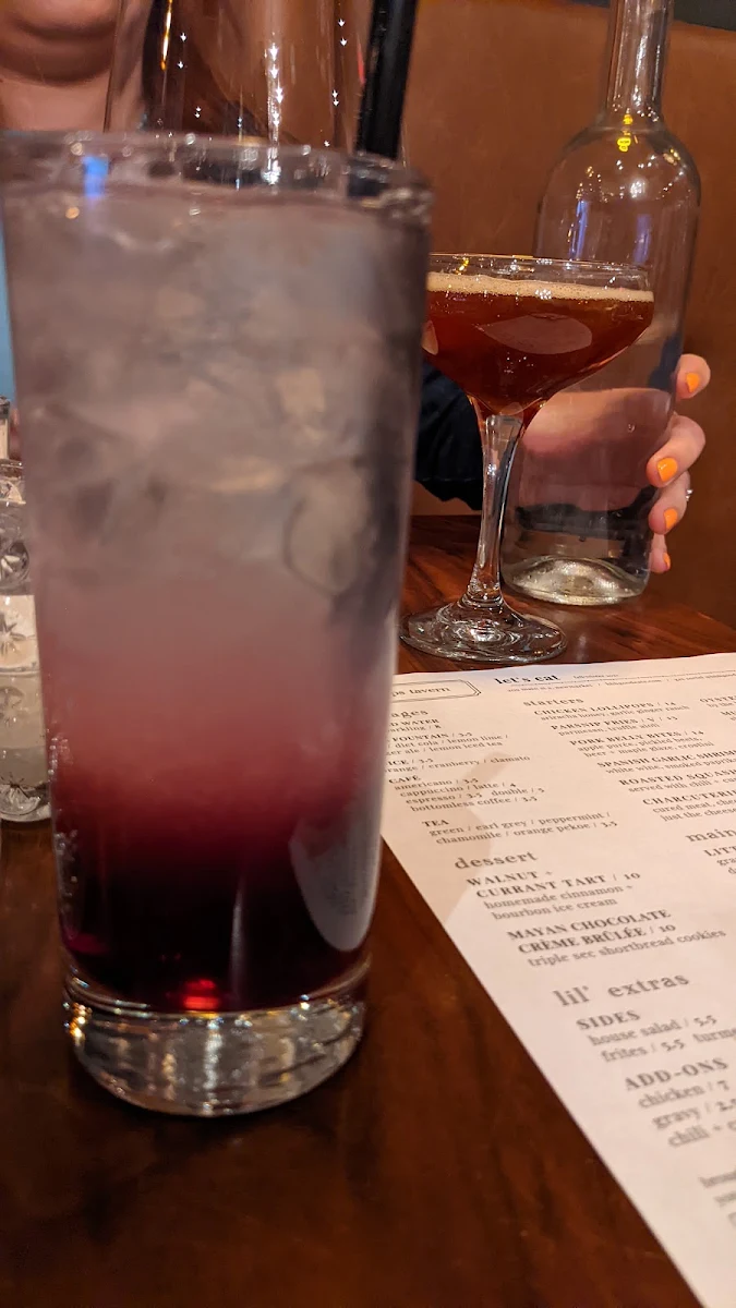 Menu, lil' hops tavern