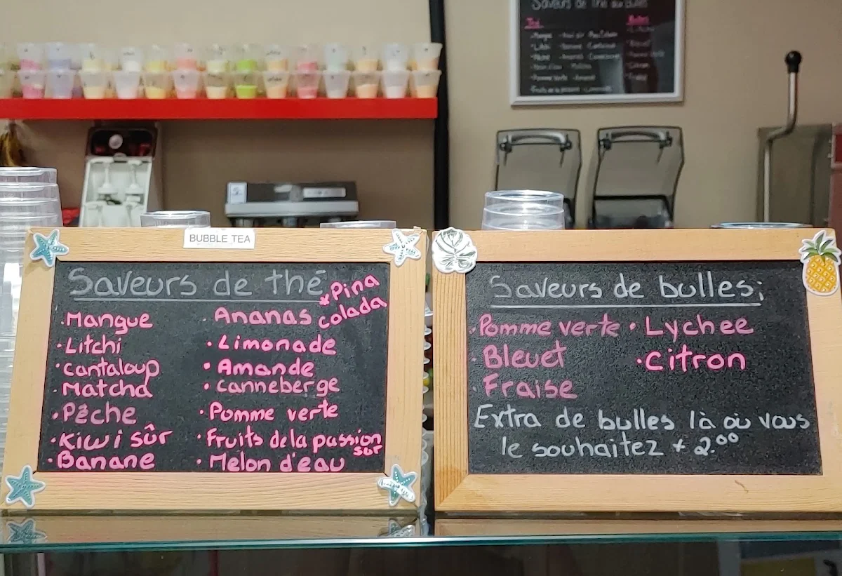 Menu, Crèmerie aux Petits Délices