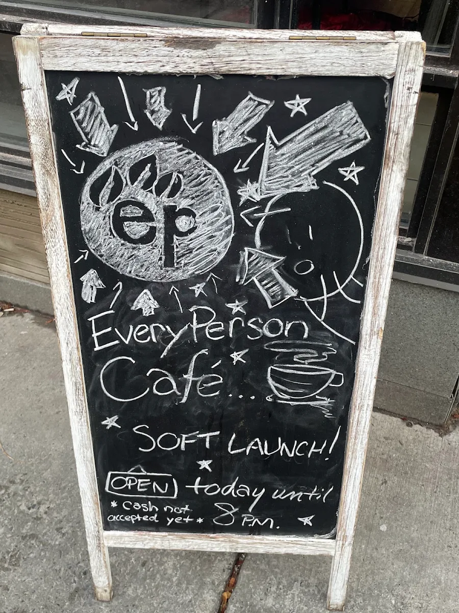Menu, The EveryPerson Cafe