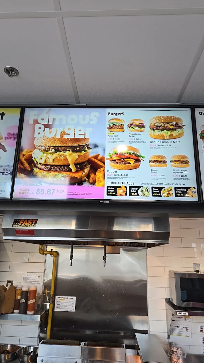 Menu, Odd Burger