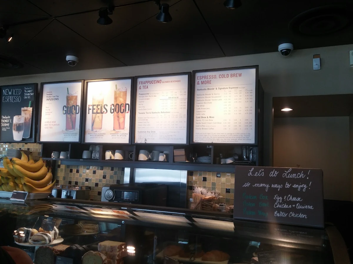 Menu, Starbucks Coffee Company