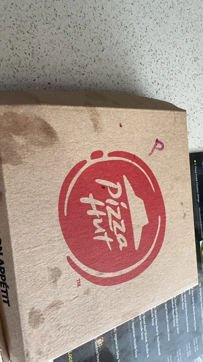 Menu, Pizza Hut