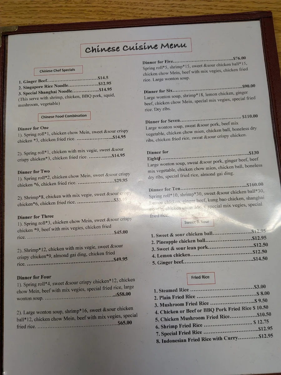 Menu photo 1
