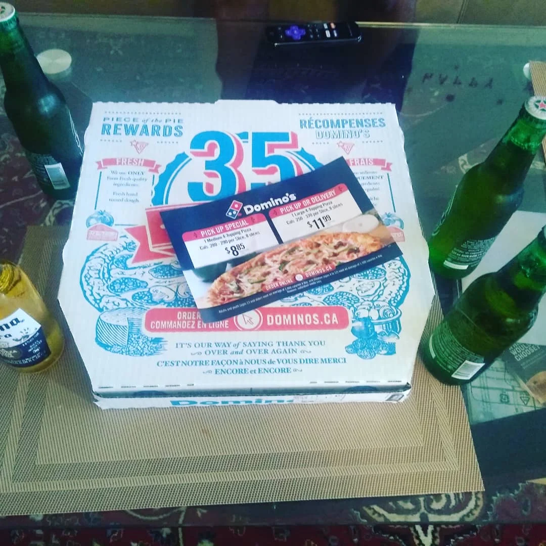 Menu, Domino's Pizza