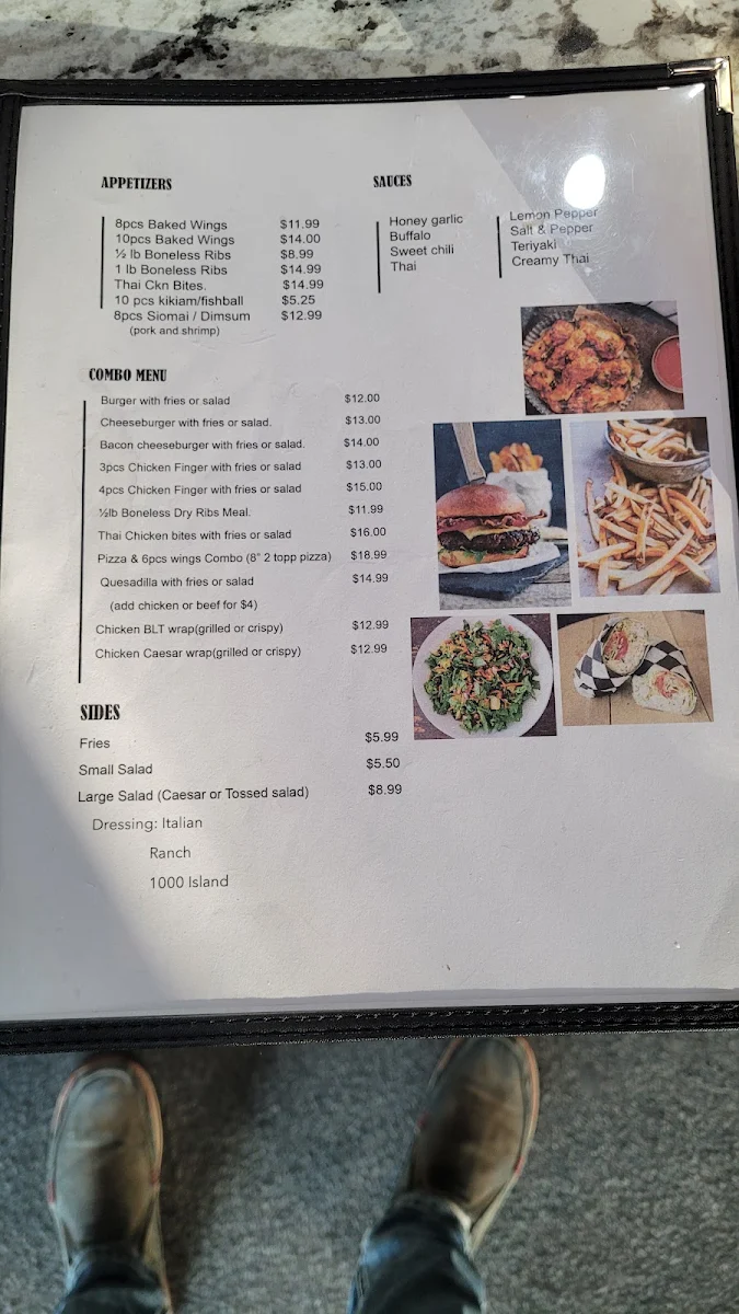 Menu, The Optimist Eatery & Cafe