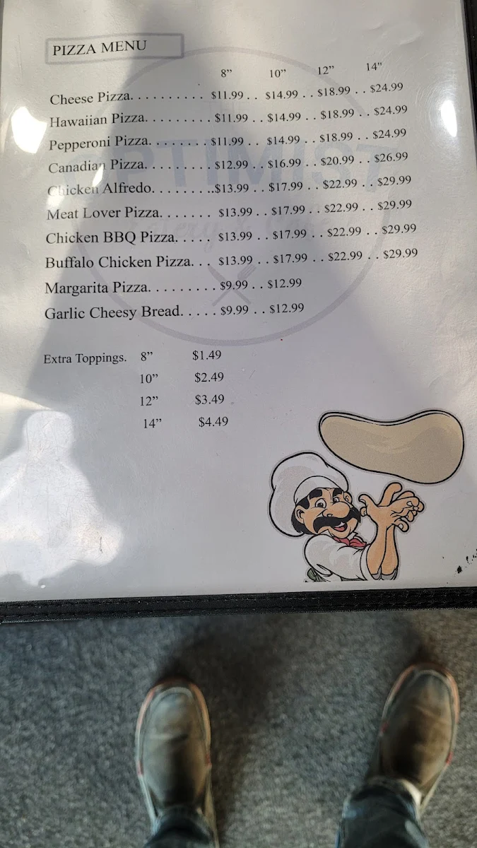 Menu, The Optimist Eatery & Cafe