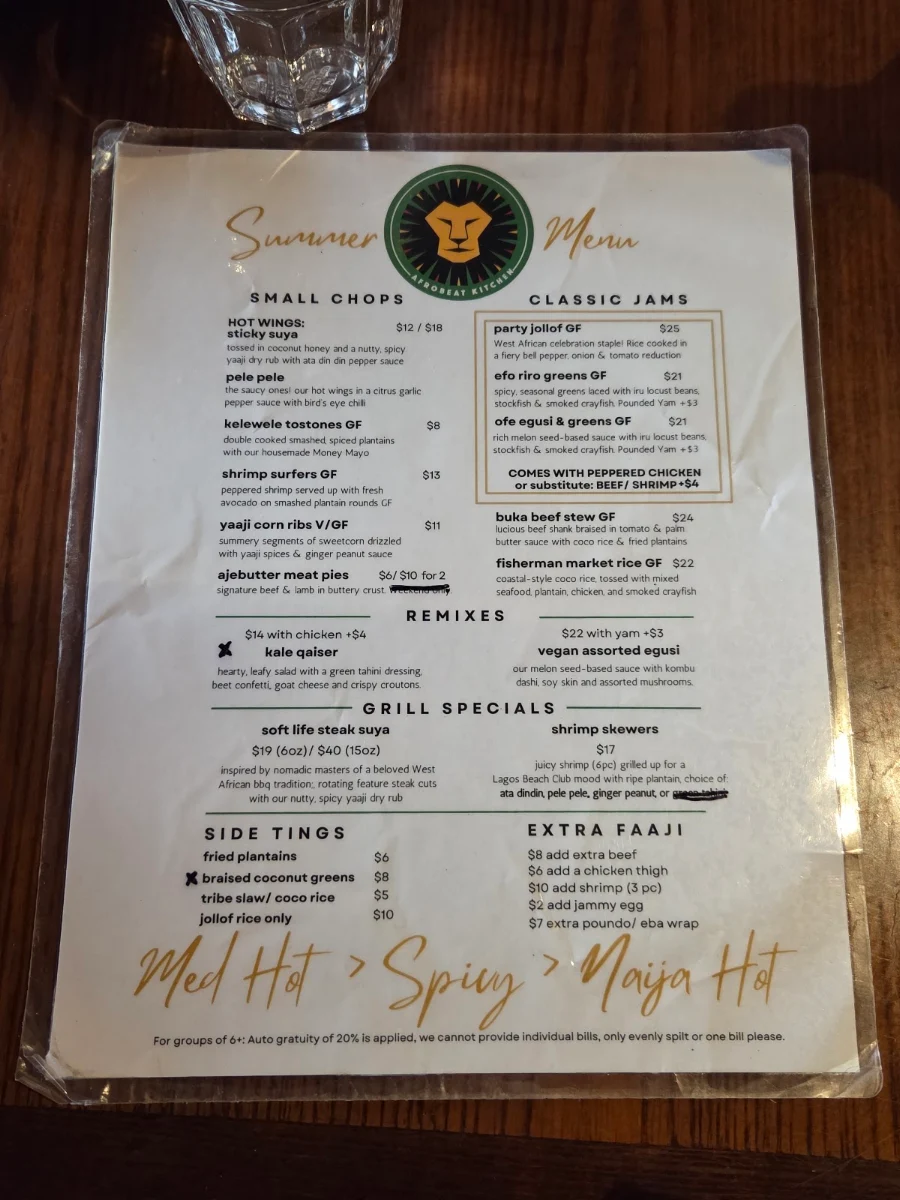 Menu photo 1