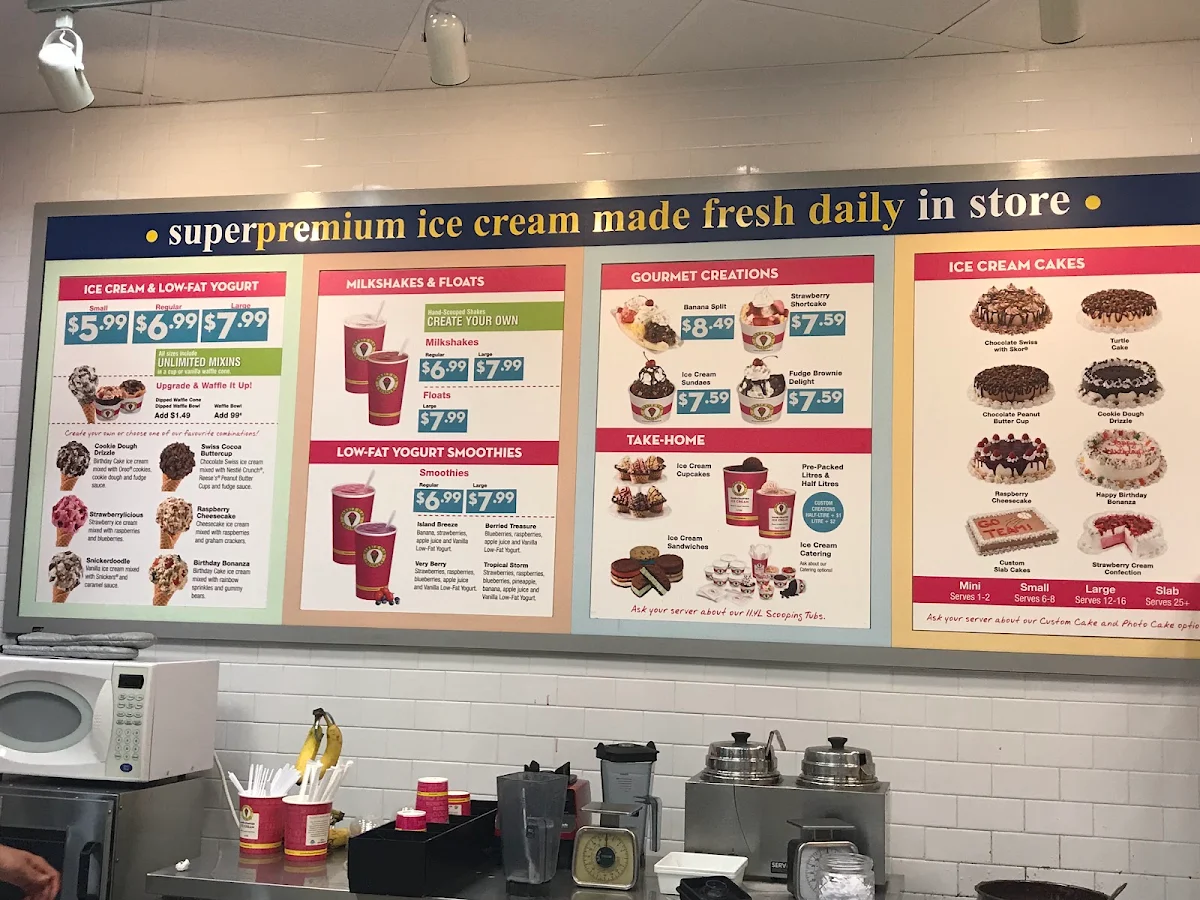 Menu, Marble Slab