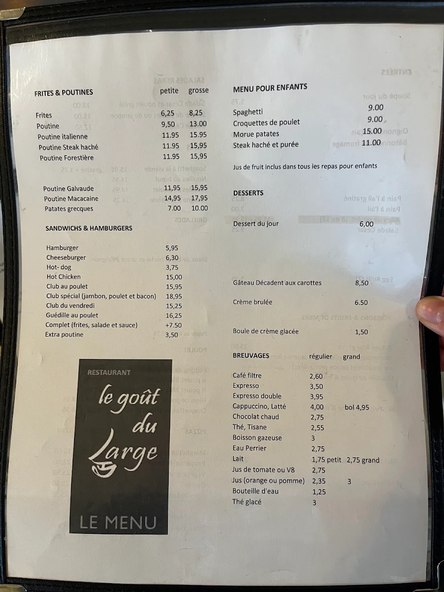 Menu, The Taste of the Sea