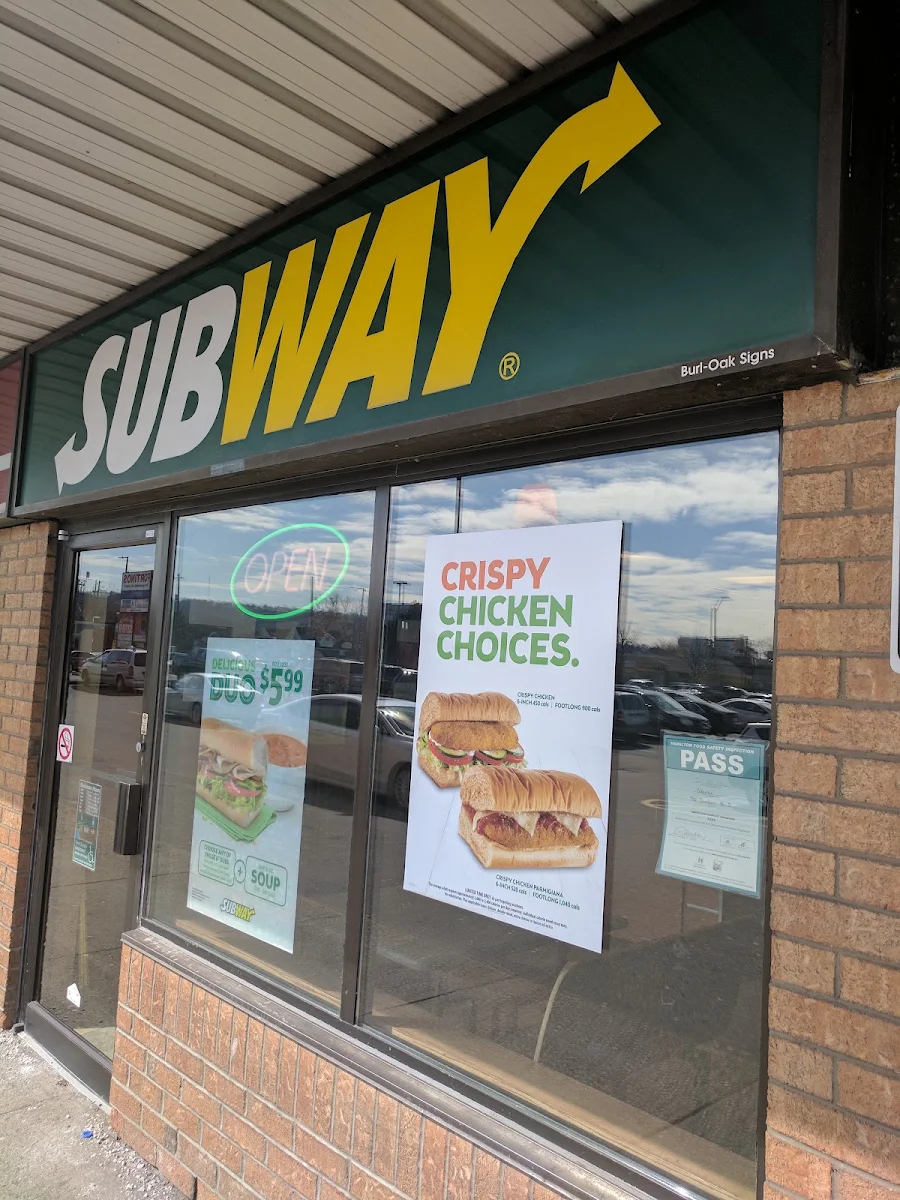 Menu, Subway