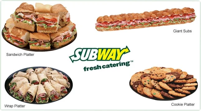 Menu, Subway
