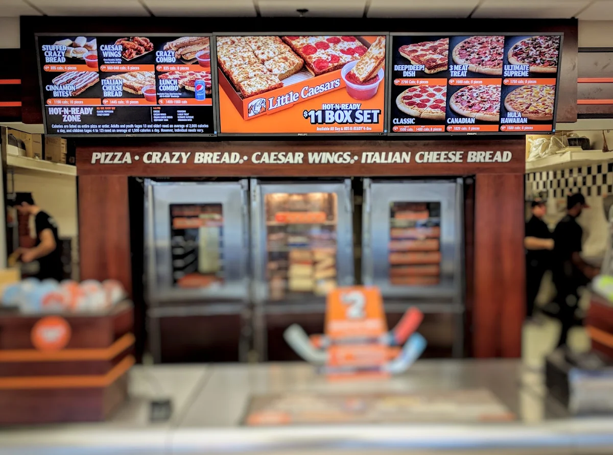 Menu, Little Caesars Pizza