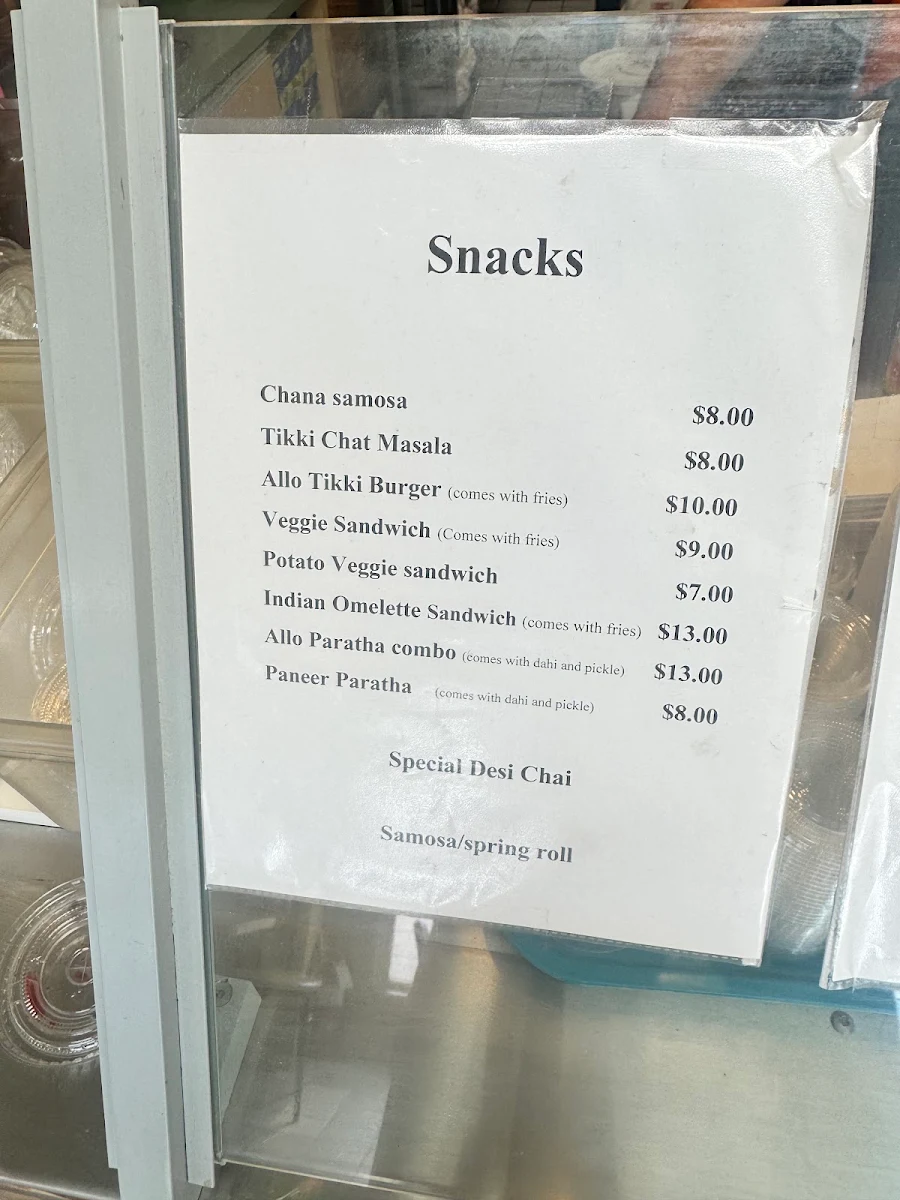 Menu, Hearst esso family restaurant