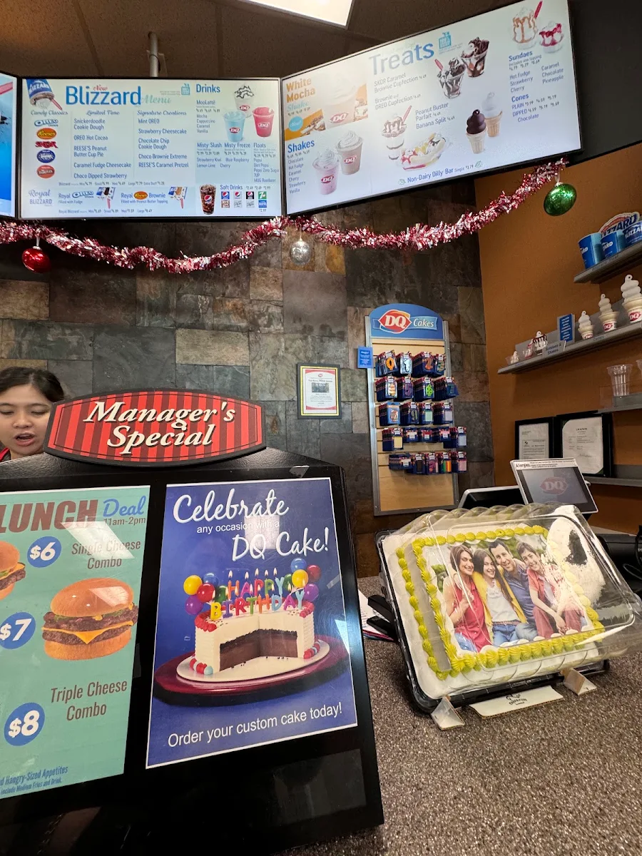 Menu, Dairy Queen Grill & Chill