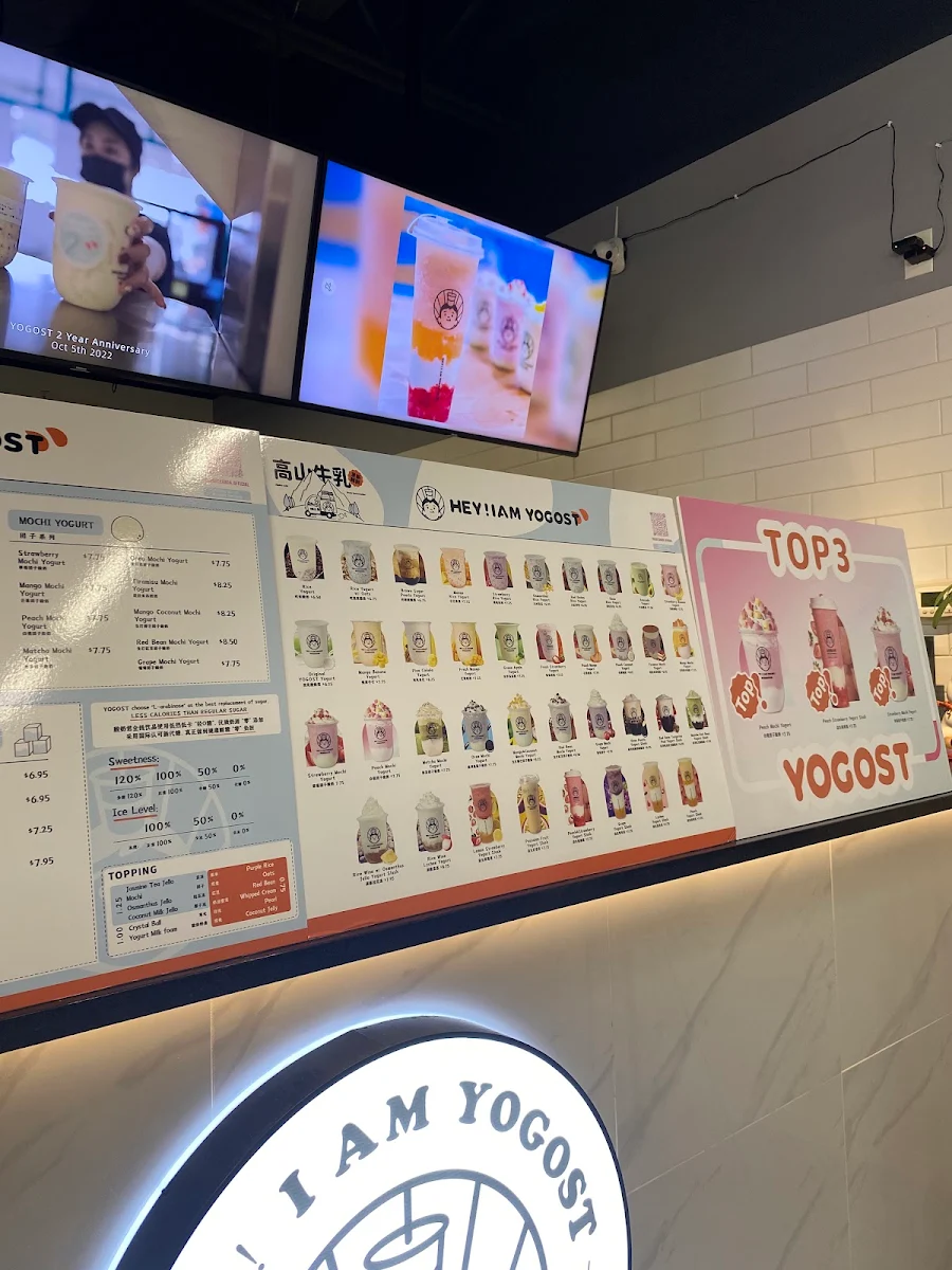Menu, Hey I am Yogost 我是酸奶君