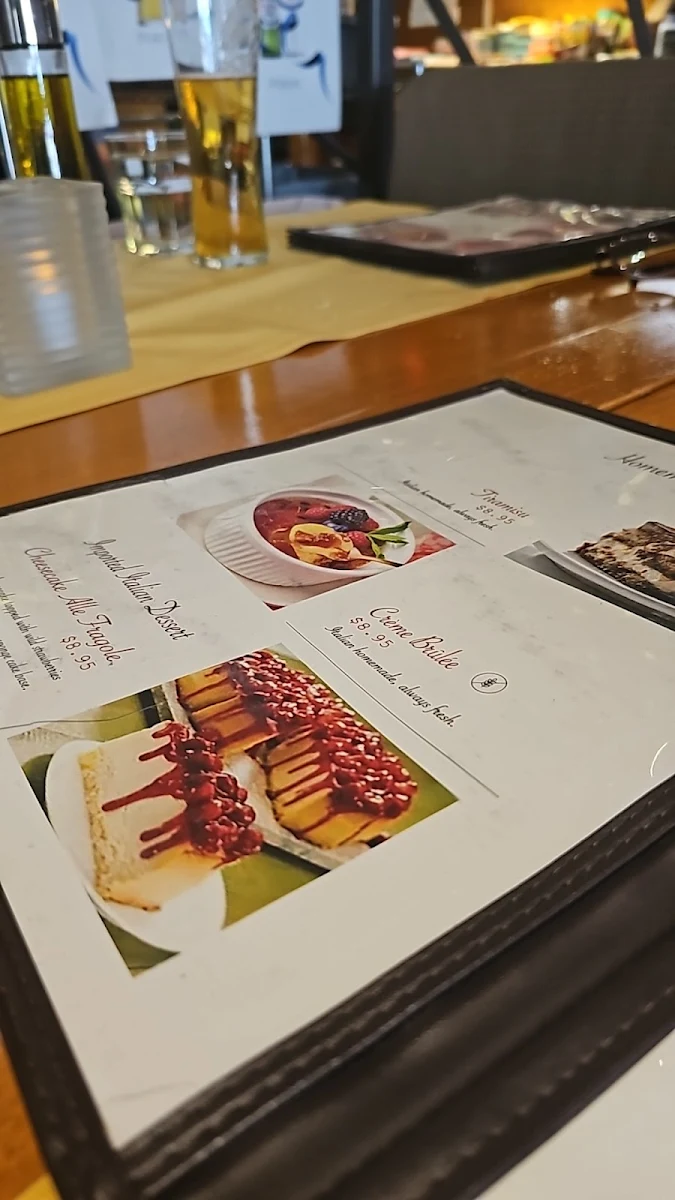Menu, La Veranda Osteria