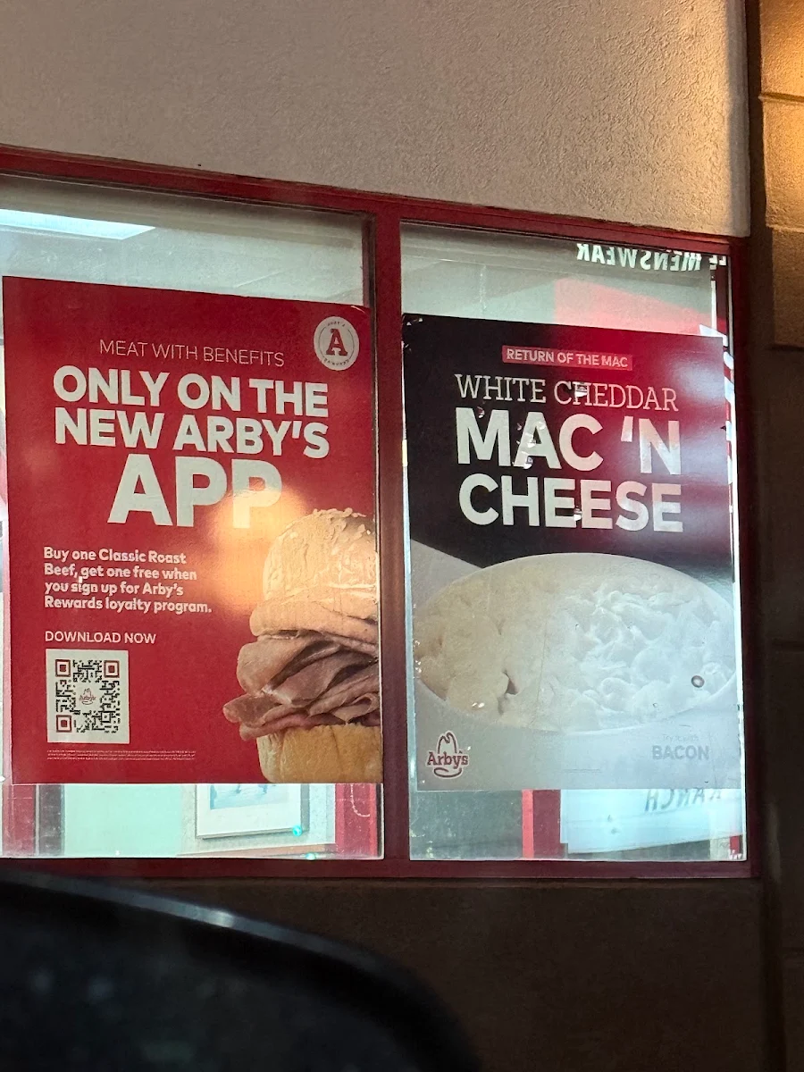 Menu, Arby's