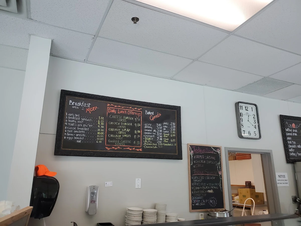 Menu, Rose Room Coffee Shop