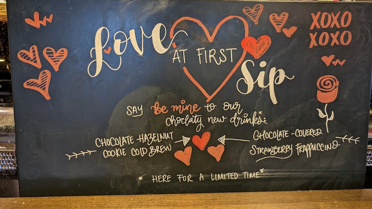 Menu, Starbucks Coffee Company
