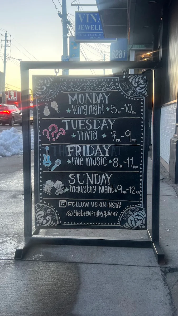 Menu, The Beavers Den