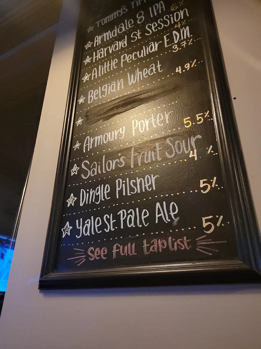 Menu, The Beavers Den