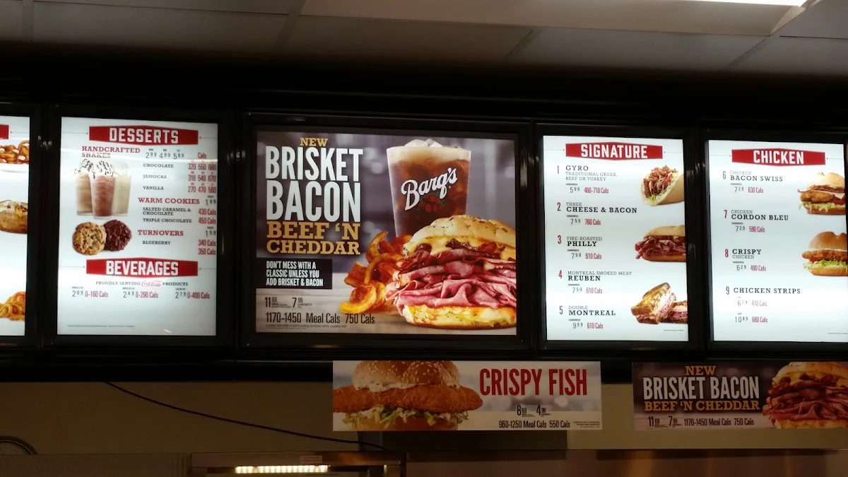Menu, Arby's