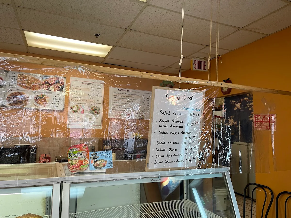 Menu, Café Paninoteca