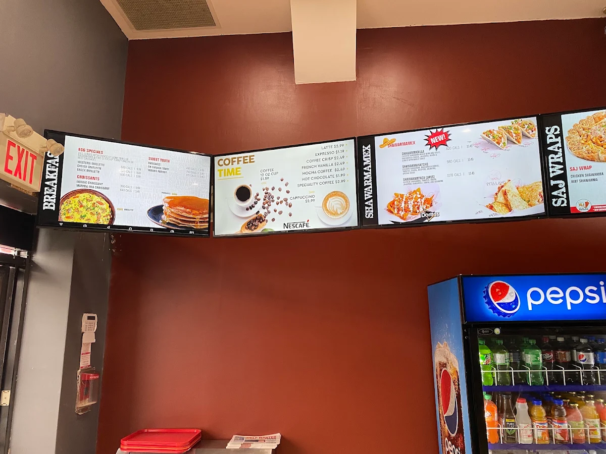 Menu, Pita Land Shawarma - Finch