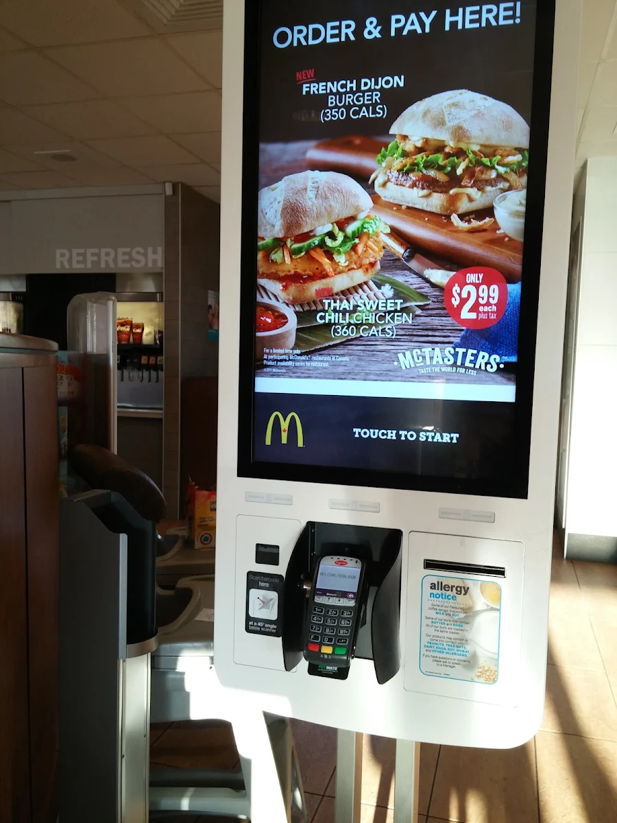 Menu, McDonald's