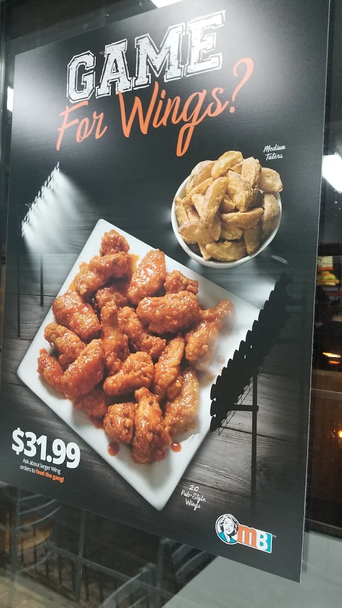 Menu, Mary Brown's Chicken & Taters