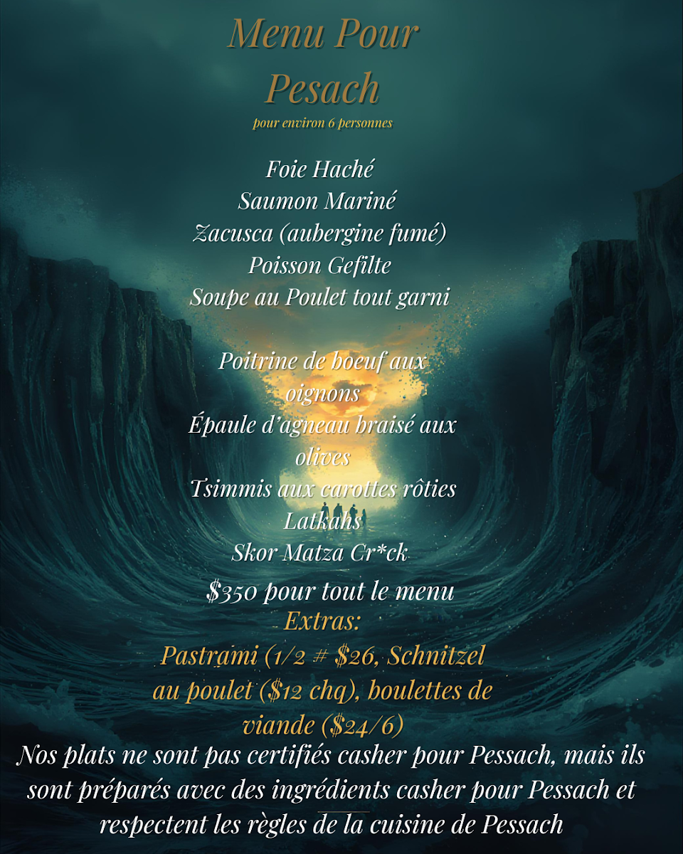 Menu, Restaurant Yans Deli, Steakhouse & Grill