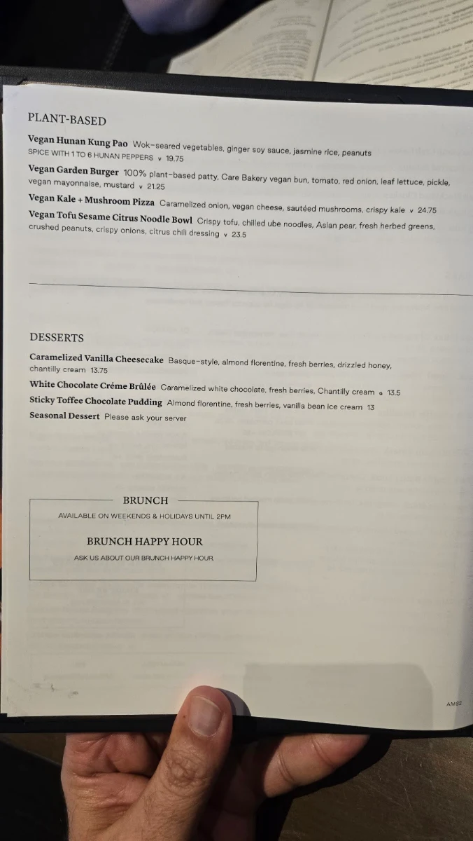 Menu, Earls Kitchen + Bar