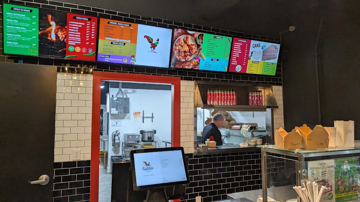 Menu, Galito's Flame Grilled Chicken