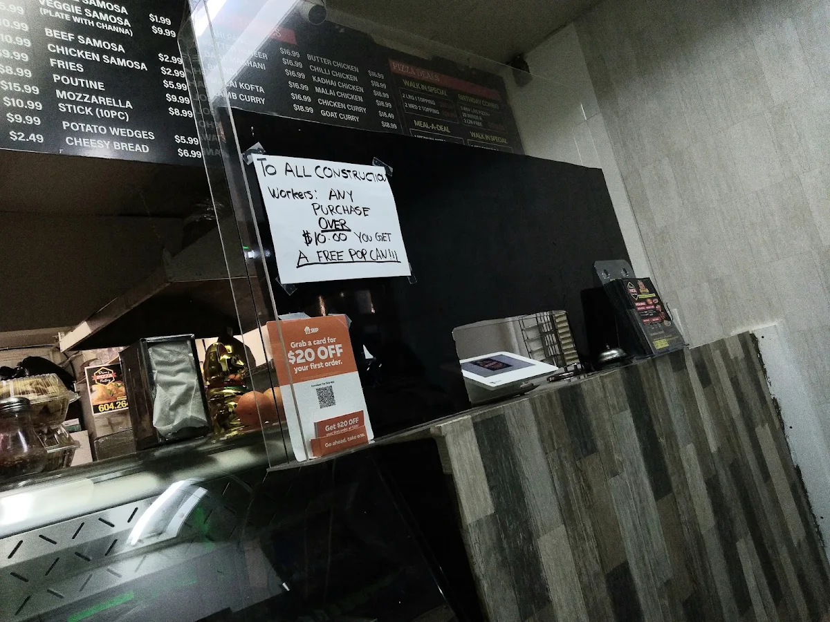 Menu, Parms Pizza Factory Ltd.