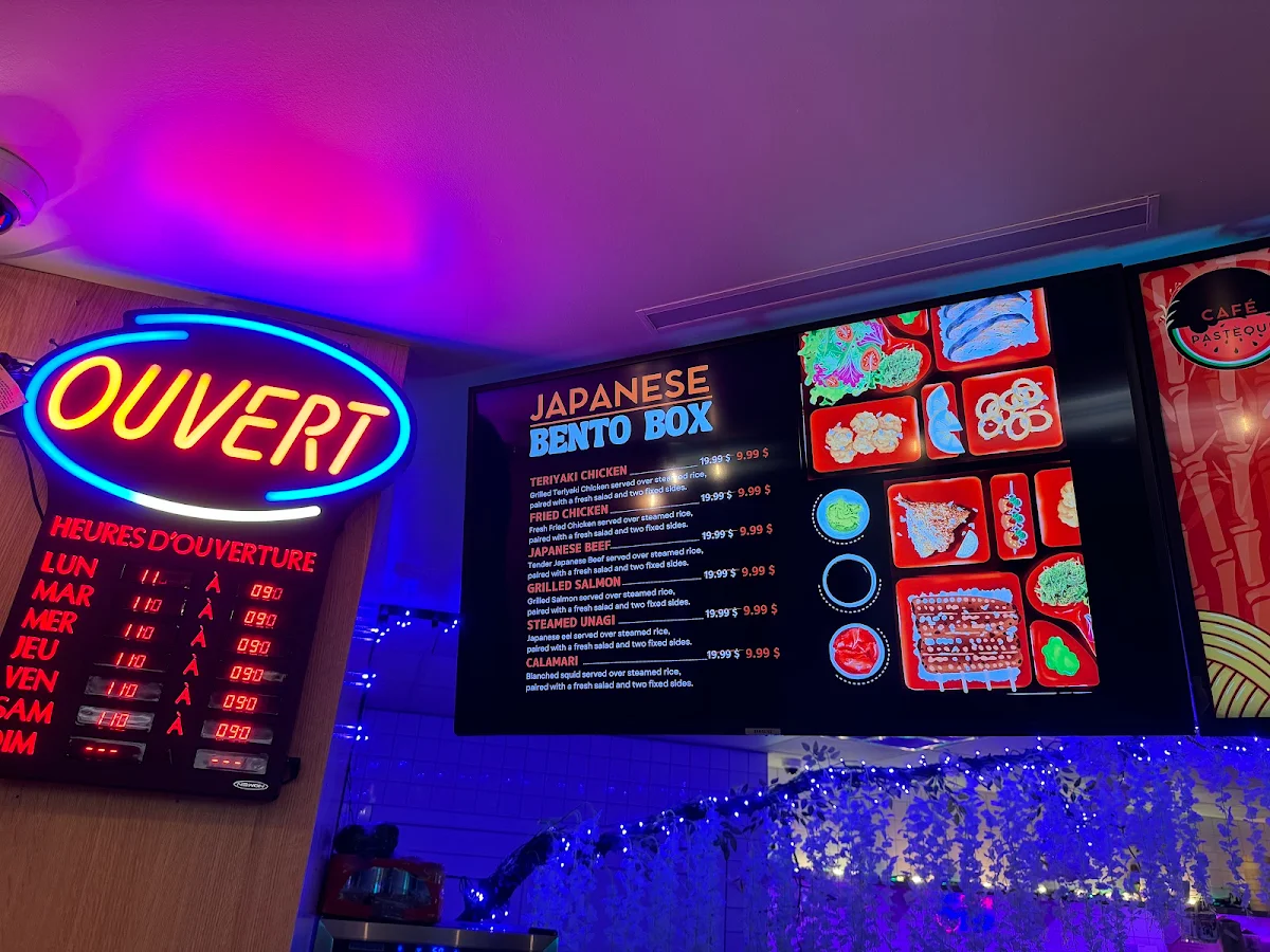 Menu, Café Pastèque
