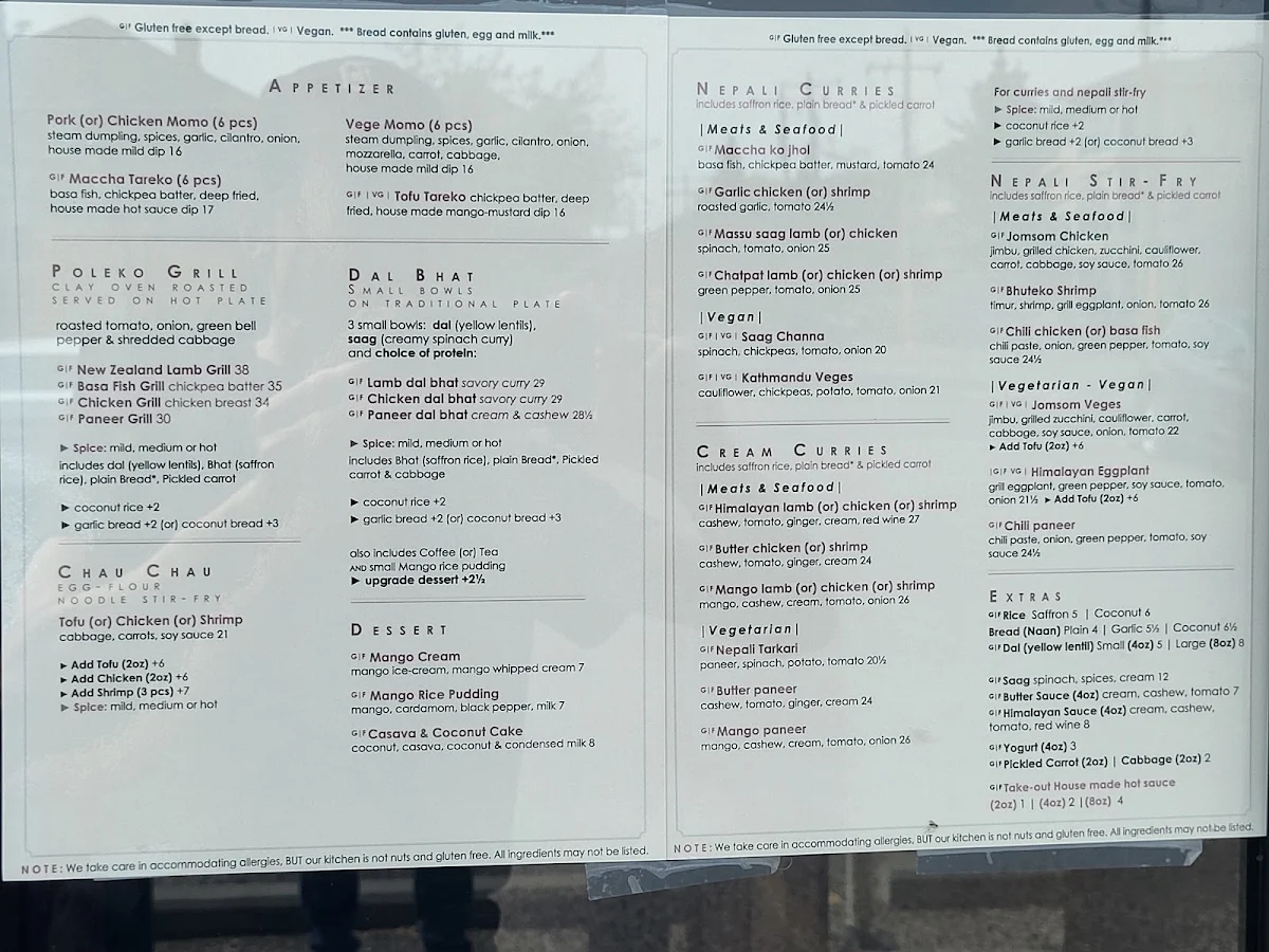 Menu photo 1