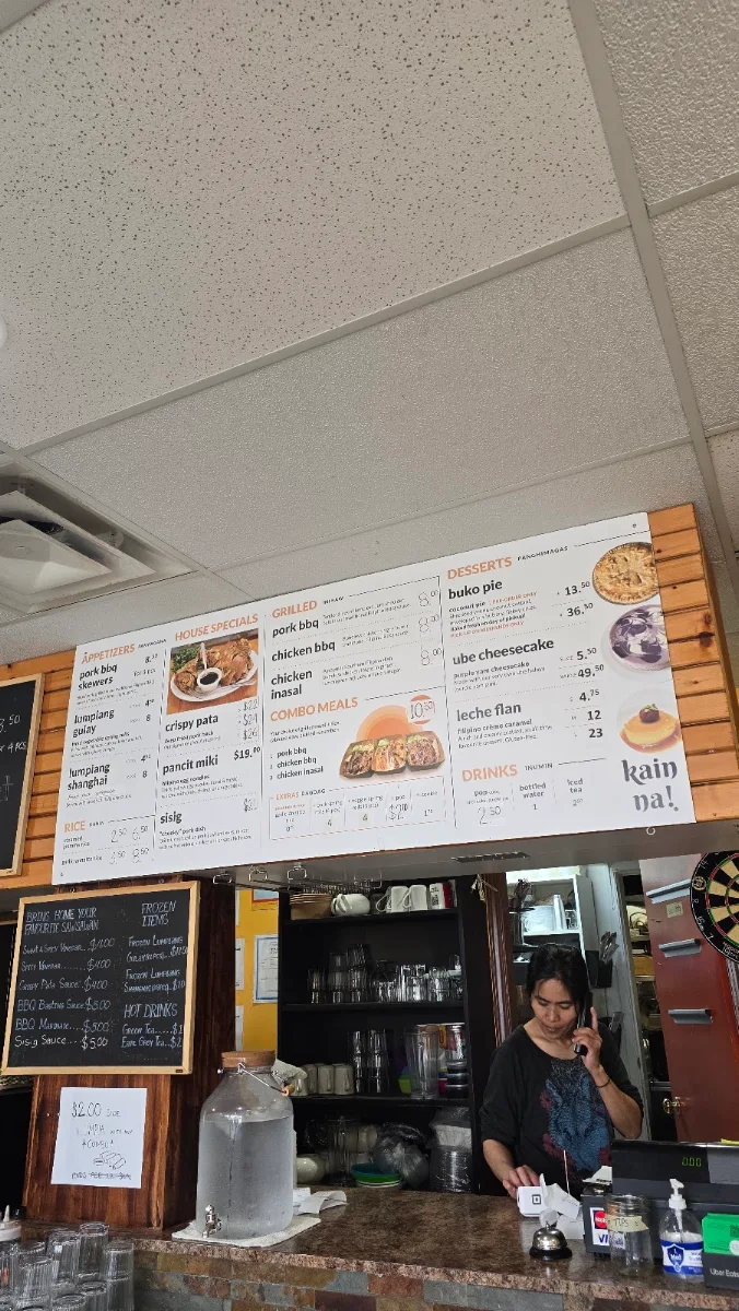 Menu, Hapag Ihaw-Ihaw Restaurant