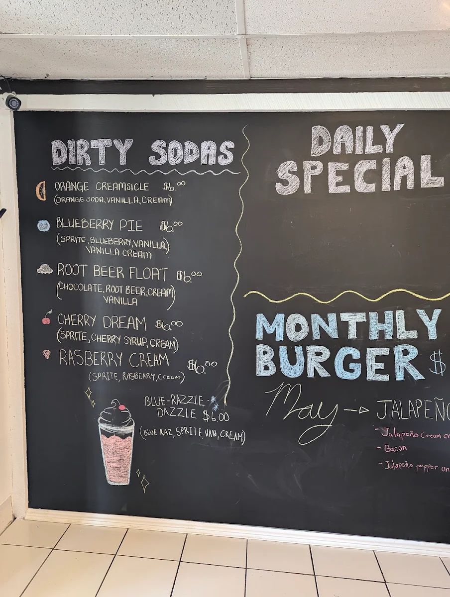 Menu, April's Place