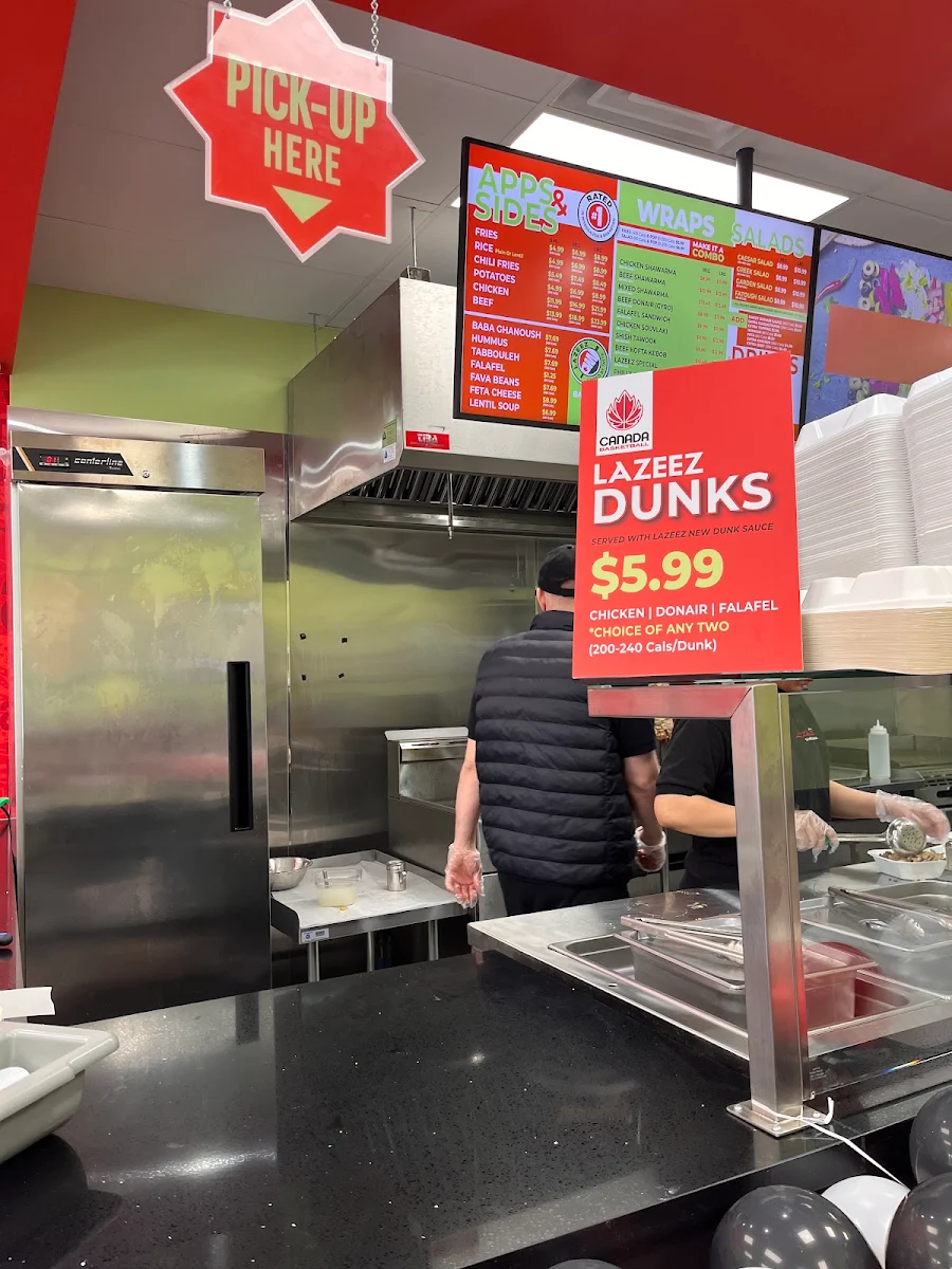 Menu, Lazeez Shawarma