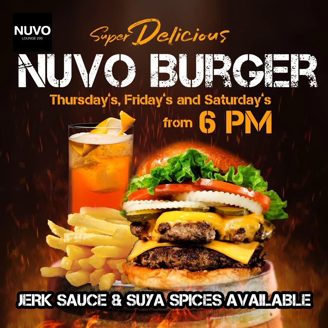 Menu, NUVO Lounge 295