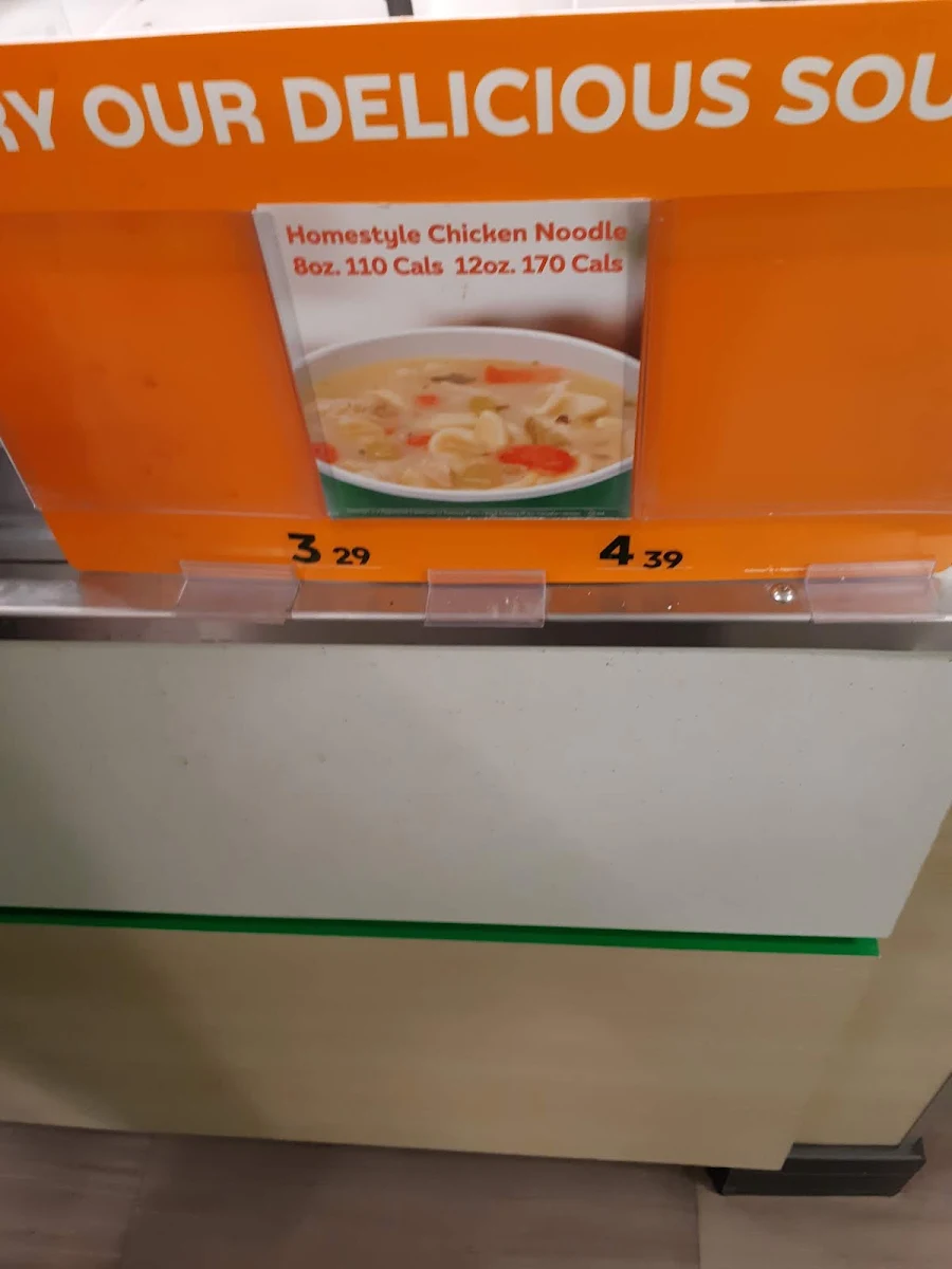 Menu, Subway