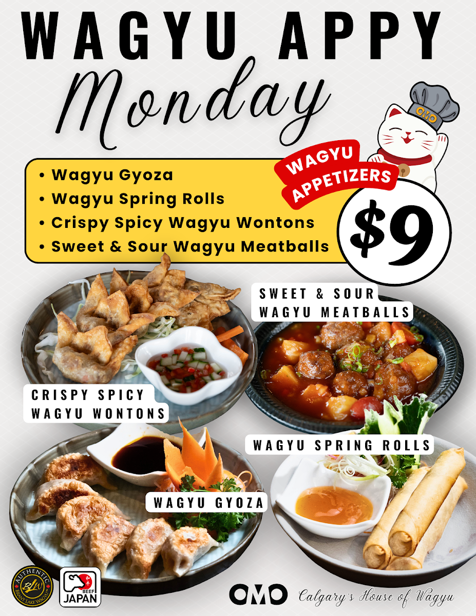 Menu, OMO Teppan and Kitchen