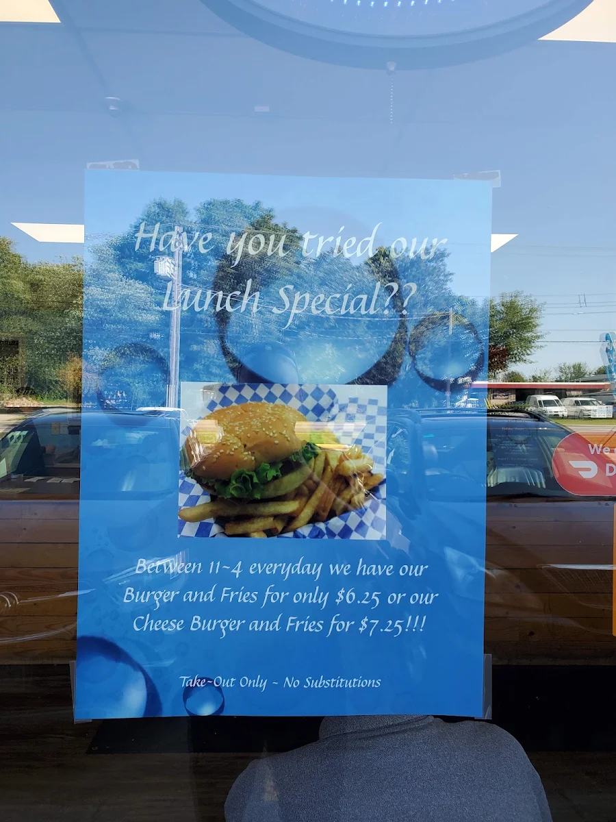 Menu, Beamsville Fish And Chips