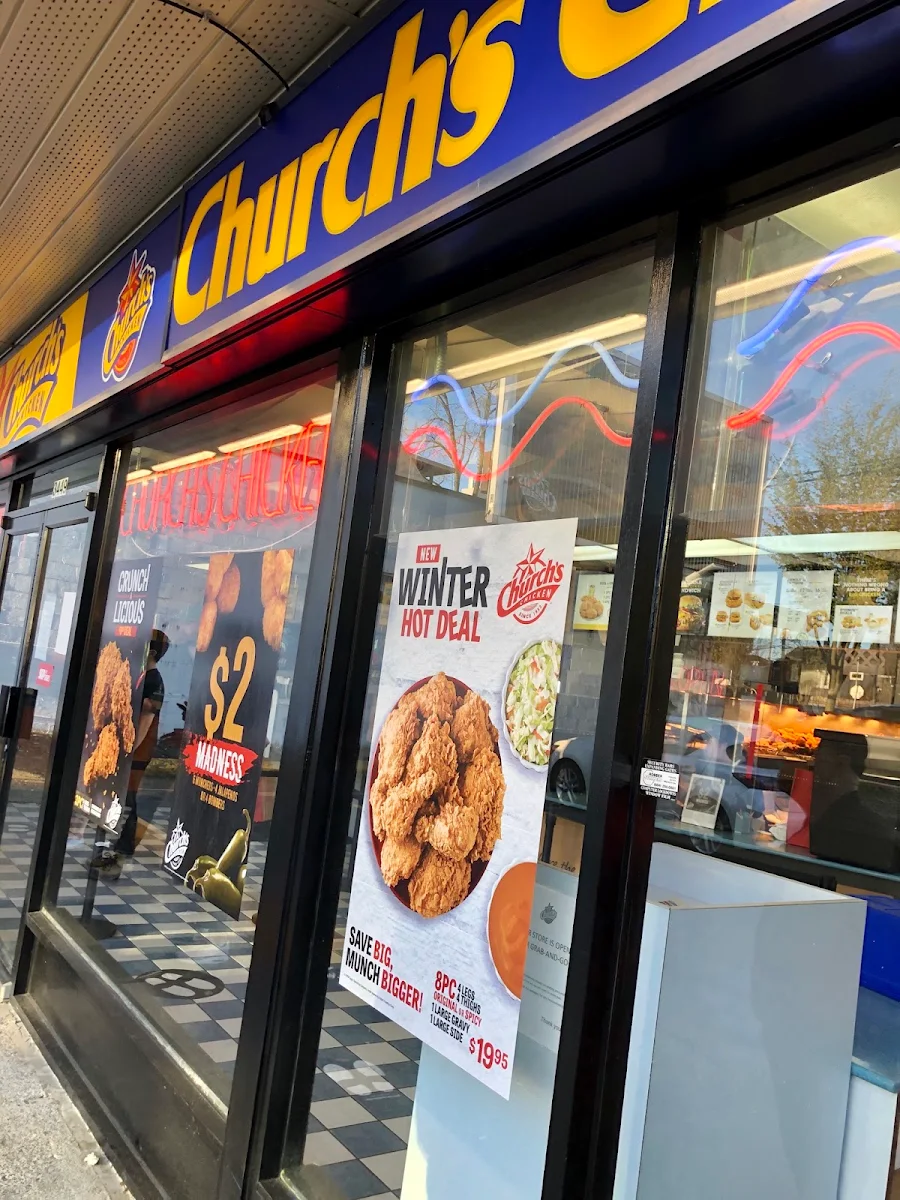 Menu, Church's Texas Chicken