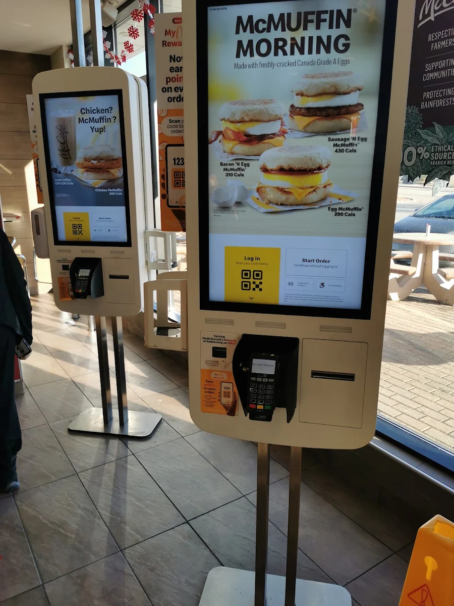 Menu, McDonald's