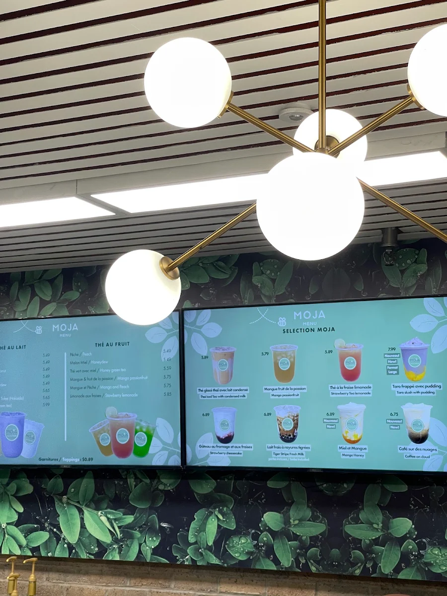 Menu, Moja Café