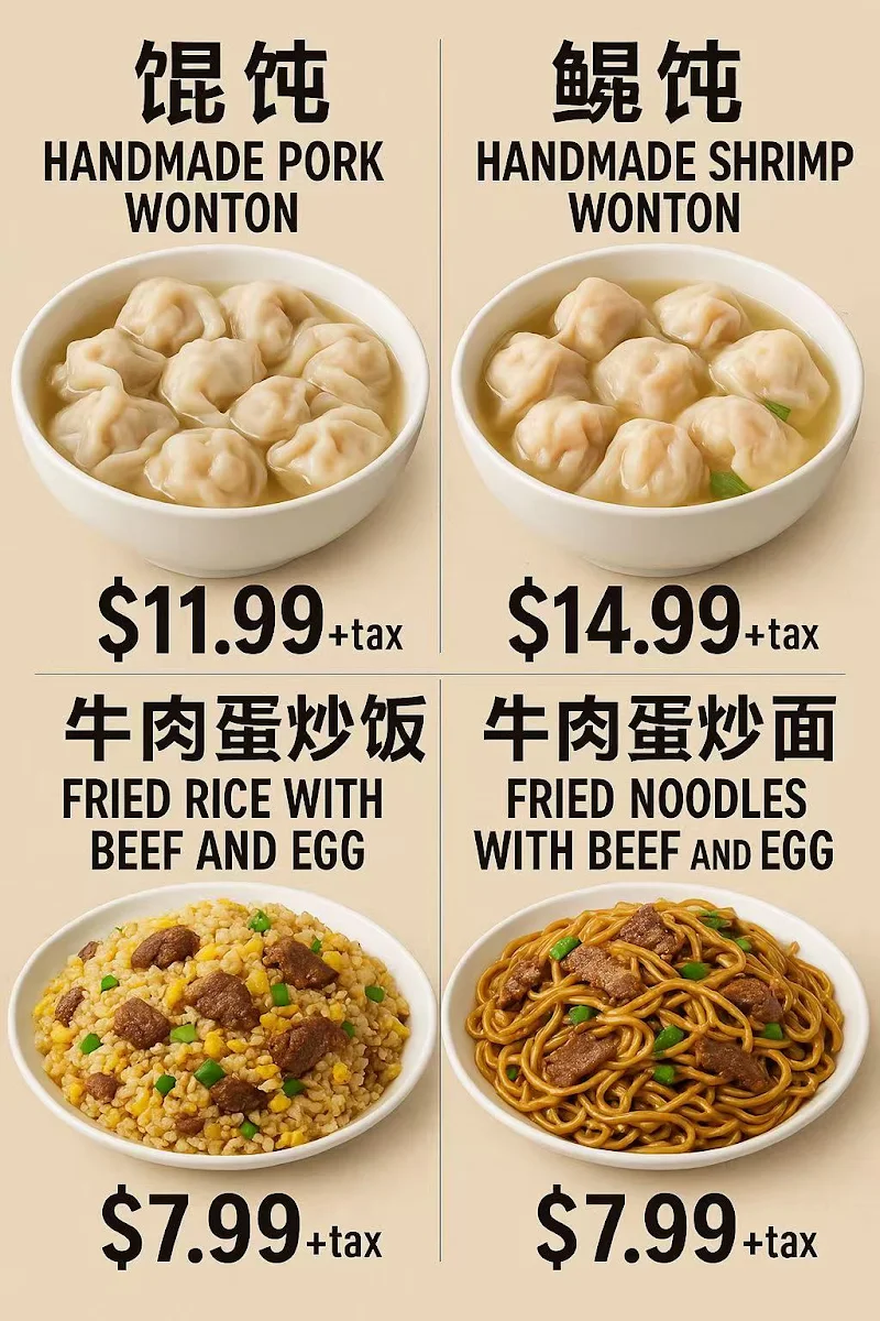 Menu, Go Meet Hot Pot遇见火锅小馆